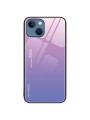 Предпазен гръб от закалено стъкло за Apple iPhone 14 Plus - розов и лилав