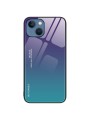 Предпазен гръб от закалено стъкло за Apple iPhone 14 Plus - лилав и син