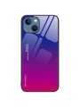 Предпазен гръб от закалено стъкло за Apple iPhone 14 Plus - син и червен