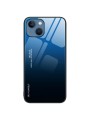 Предпазен гръб от закалено стъкло за Apple iPhone 14 Plus - син и черен
