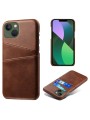 Предпазен гръб за Apple iPhone 14 Plus - кафяв