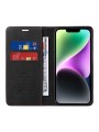 Калъф от еко кожа тип портмоне за Apple iPhone 14 Plus - черен