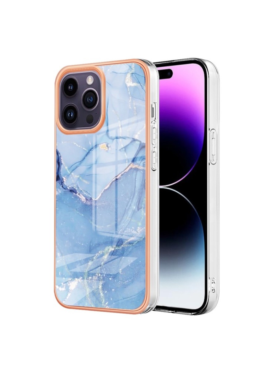 Предпазен удароустойчив гръб за Apple iPhone 14 Pro Max - син