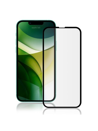 Протектор за екран от закалено стъкло с черна рамка за Apple iPhone 14