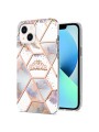Предпазен удароустойчив гръб с цветни шарки за Apple iPhone 15 - шарен