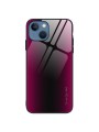 Предпазен гръб от закалено стъкло и мек термопластичен полиуретан за Apple iPhone 15 - розов