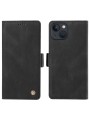 Калъф от еко кожа тип портмоне за Apple iPhone 15 - черен