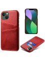Предпазен гръб за Apple iPhone 15 Plus - червен