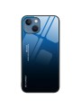 Предпазен гръб от закалено стъкло за Apple iPhone 15 Plus - син и черен