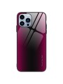 Предпазен гръб от закалено стъкло и мек термопластичен полиуретан за Apple iPhone 15 Pro - розов