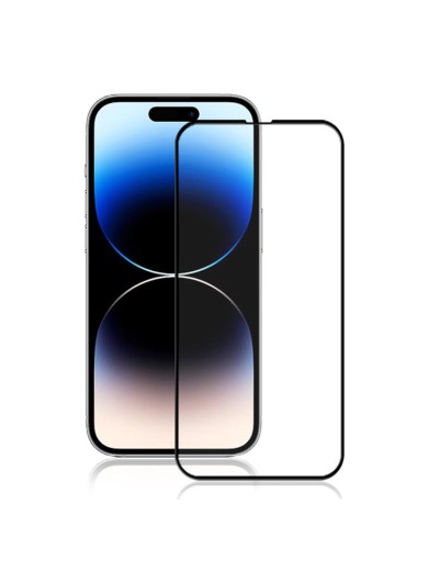 Протектор за екран от закалено стъкло с черна рамка за Apple iPhone 15 Pro Max Протектор за екран от закалено стъкло с черна рамка за Apple iPhone 15 Pro Max