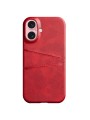 Предпазен гръб за Apple iPhone 16 Plus - червен