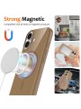 Предпазен гръб с каишка съвместим с MagSafe за Apple iPhone 16 Plus - златист