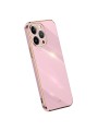 Предпазен удароустойчив гръб с галванизирана рамка за Apple iPhone 16 Pro - лилав