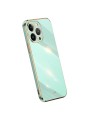Предпазен удароустойчив гръб с галванизирана рамка за Apple iPhone 16 Pro - син