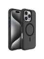 Предпазен гръб съвместим с MagSafe за Apple iPhone 16 Pro - черен
