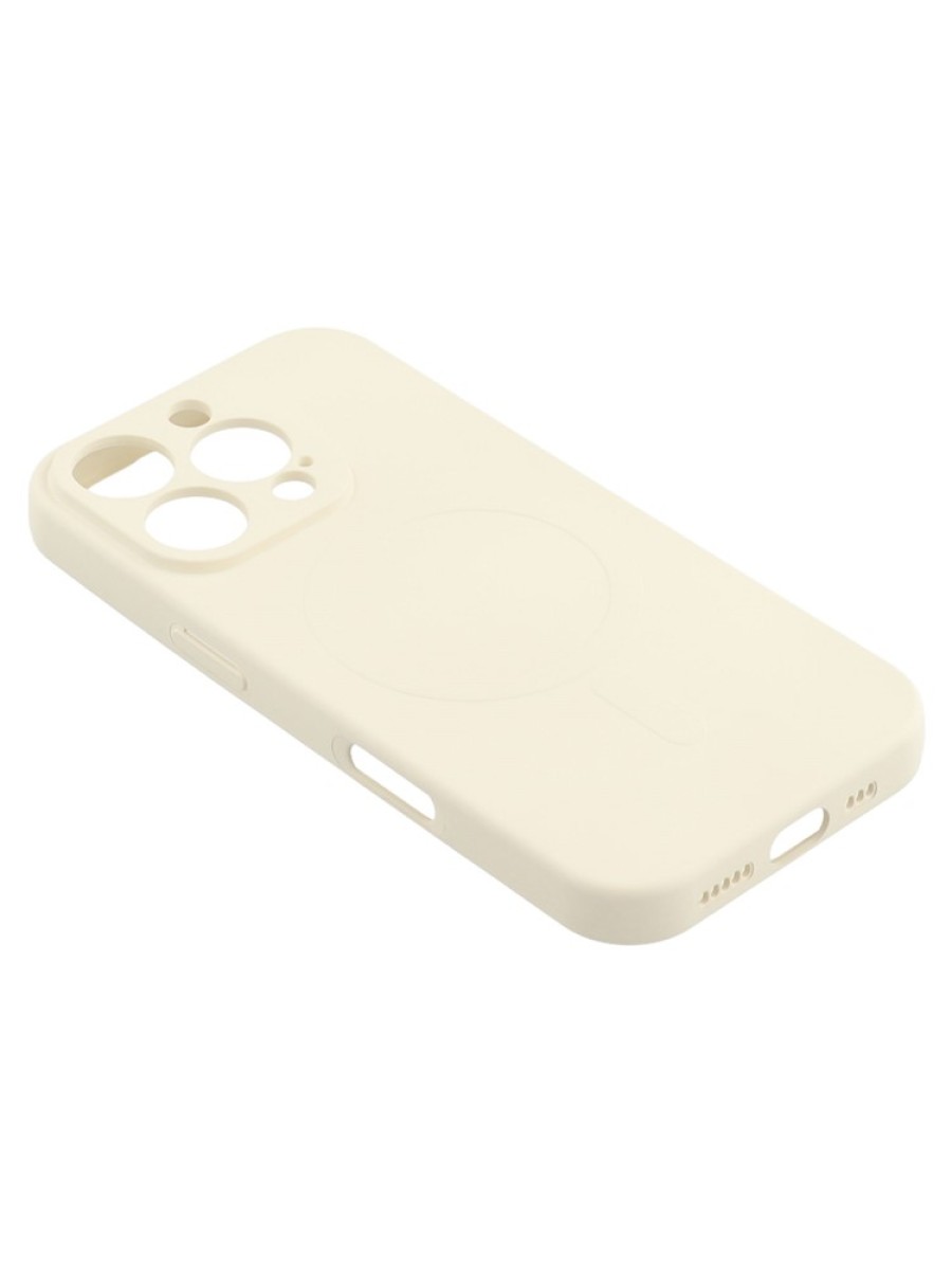 Предпазен гръб съвместим с MagSafe за Apple iPhone 16 Pro Max - бял