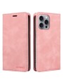 Калъф от еко кожа тип портмоне за Apple iPhone 16 Pro Max - розов