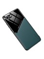 Предпазен гръб с покритие от еко кожа за Apple iPhone 16e - зелен