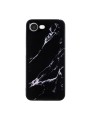 Предпазен гръб с мраморни шарки за Apple iPhone 15 Pro Max - черен и син
