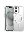 Предпазен гръб съвместим с MagSafe за Apple iPhone 17 - бял