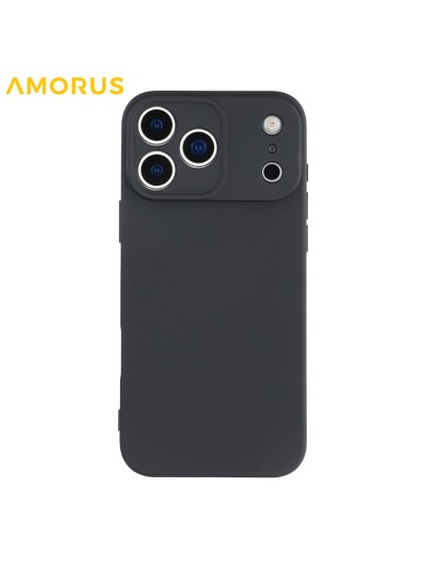 Устойчив на надраскаване предпазен гръб за Apple iPhone 17 Pro Max - черен