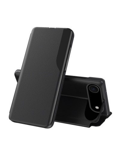Калъф от еко кожа за Apple iPhone 17 Pro Max - черен