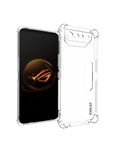 Предпазен противоплъзгащ се гръб за Asus ROG Phone 7 Ultimate - прозрачен