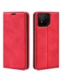 Калъф от еко кожа тип портмоне за Asus ROG Phone 9 Pro - червен