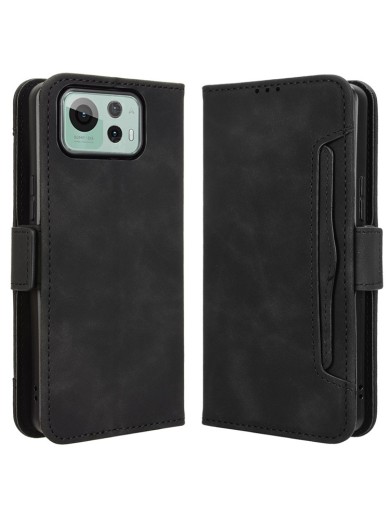 Калъф от еко кожа тип портмоне за Asus Zenfone 12 Ultra - черен