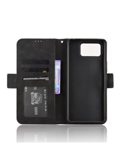 Калъф от еко кожа тип портмоне за Asus Zenfone 12 Ultra - черен