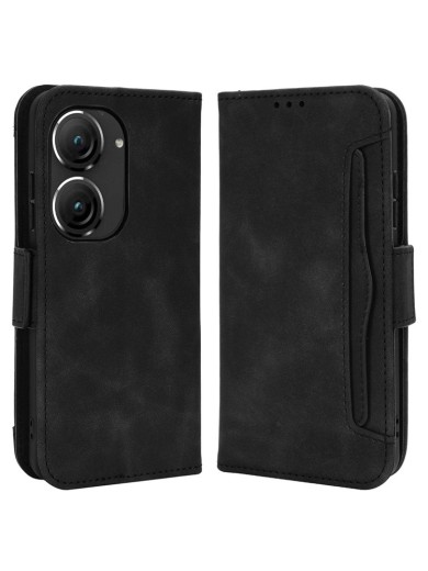Калъф от еко кожа тип портмоне за Asus Zenfone 9 - черен Калъф от еко кожа тип портмоне за Asus Zenfone 9 - черен