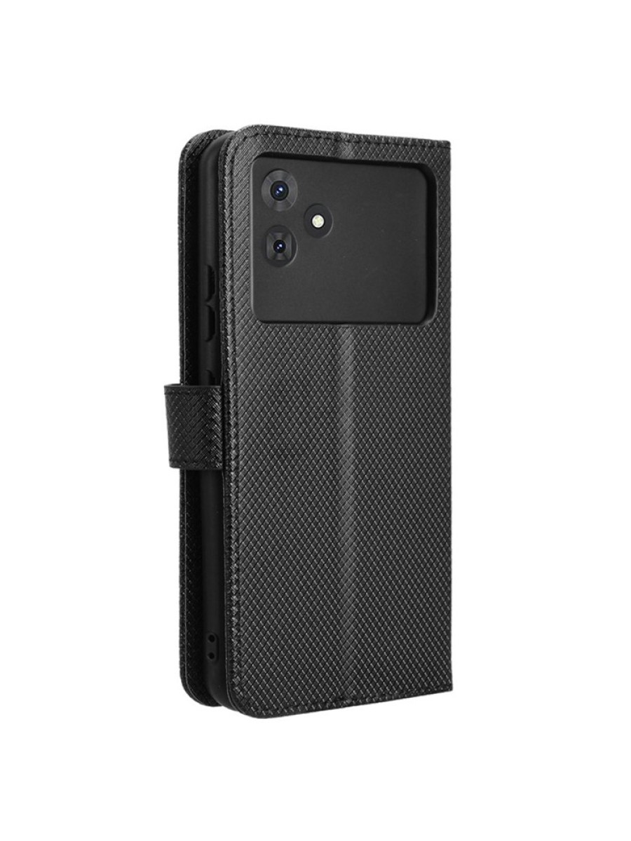 Калъф от еко кожа тип портмоне за Cubot Note 21 - черен
