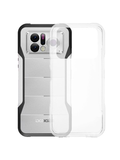 Устойчив на надраскване предпазен гръб за Doogee V20 Pro - прозрачен