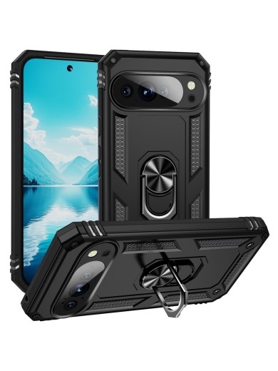 Удароустойчив предпазен гръб за Google Pixel 10 Pro - черен