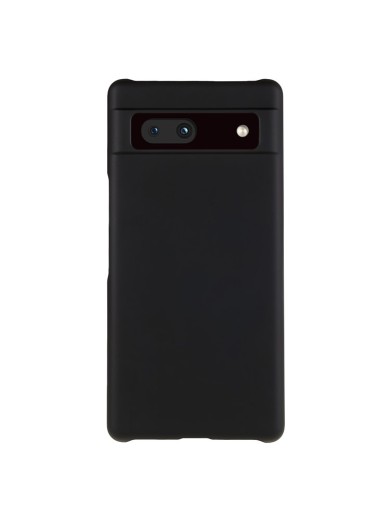Устойчив на надраскване тънък предпазен гръб за Google Pixel 7a - черен