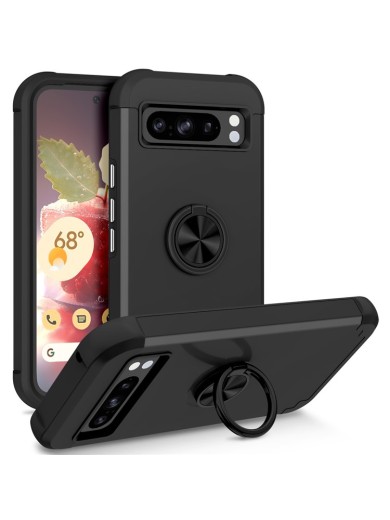 Удароустойчив тънък предпазен гръб за Google Pixel 8 Pro - черен