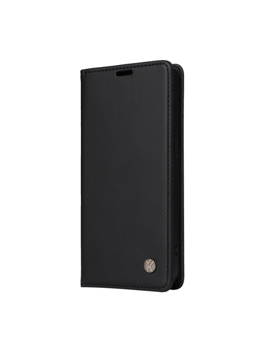 Калъф за телефон от еко кожа тип портмоне за Google Pixel 8 Pro - черен