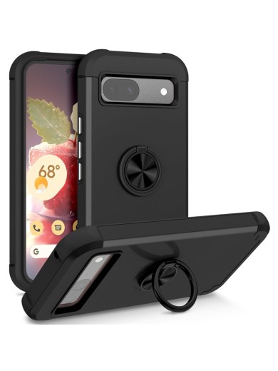 Удароустойчив тънък предпазен гръб за Google Pixel 8a - черен