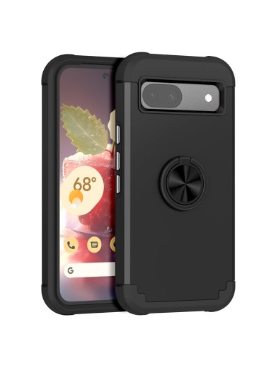 Удароустойчив тънък предпазен гръб за Google Pixel 8a - черен