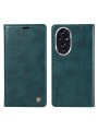 Калъф от еко кожа тип портмоне за Honor 200 - син