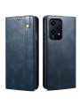 Калъф от еко кожа тип портмоне за Honor 200 Lite - син