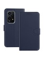 Удароустойчив калъф от еко кожа тип портмоне за Honor 200 Lite - син