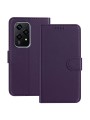 Удароустойчив калъф от еко кожа тип портмоне за Honor 200 Lite - лилав