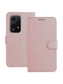 Удароустойчив калъф от еко кожа тип портмоне за Honor 200 Lite - розов