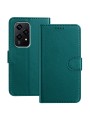 Удароустойчив калъф от еко кожа тип портмоне за Honor 200 Lite - зелен