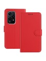 Удароустойчив калъф от еко кожа тип портмоне за Honor 200 Lite - червен
