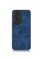 Предпазен гръб с текстура на телешка кожа за Honor 200 Pro - син