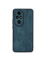 Противоплъзгащ се тънък гръб от еко кожа за Honor 200 Pro - зелен