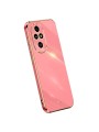 Предпазен удароустойчив гръб с галванизирана рамка за Honor 200 Pro - червен